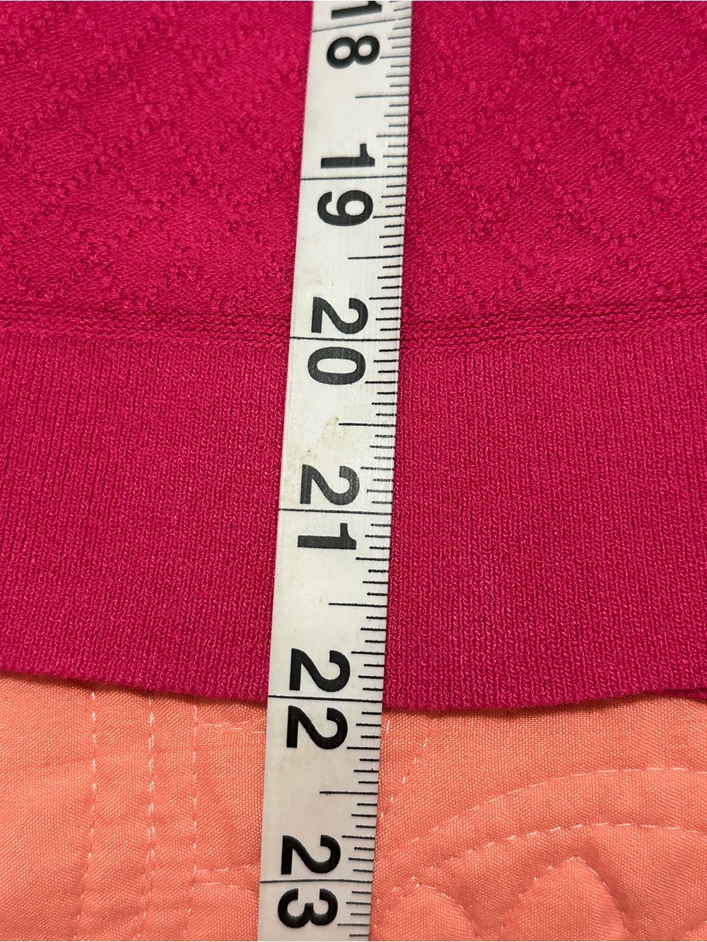 Bright Pink Textured Open Front Short Cardigan Sweater – Women’s - Picture 6 of 7